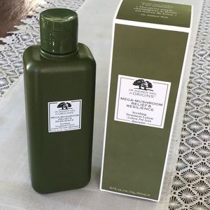 Origins mega mushroom soothing treatment lotion reduce pores calming cream vegan